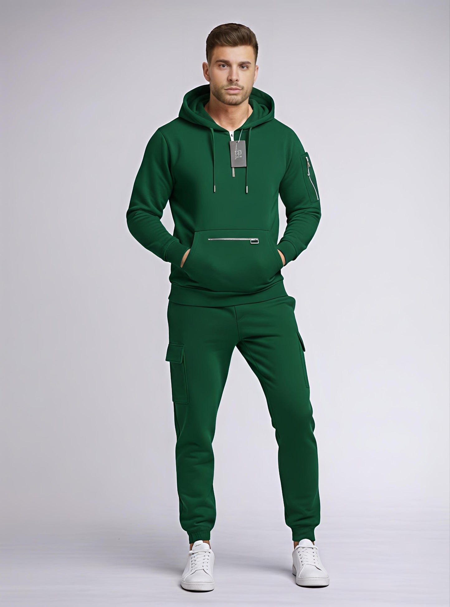 Ensemble Demi Zip Cargo